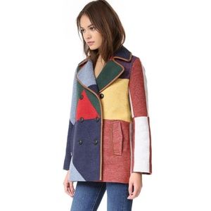 Tory Burch Outerwear | Cheval Colorblock Coat